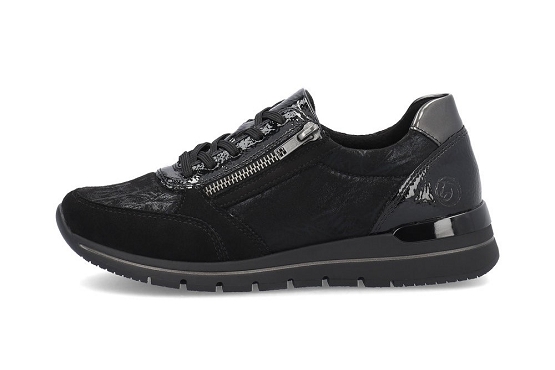 Remonte baskets sneakers r6700.03 cuir noir5732601_4