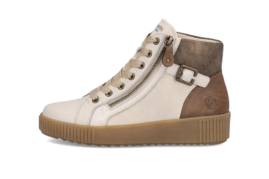 Remonte baskets sneakers r7997.80 cuir blanc5732901_4