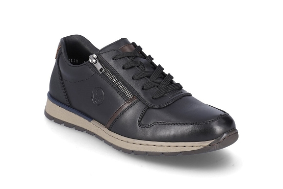 Rieker baskets sneakers b2112.00 cuir noir5733501_1