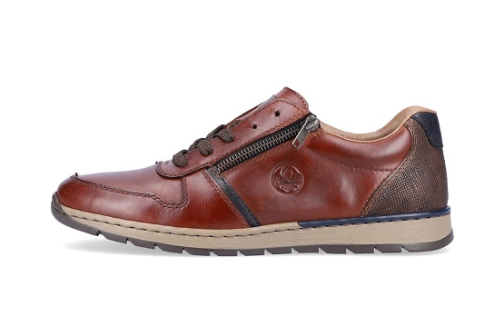 Rieker baskets sneakers b2112.25 cuir nut5733601_4