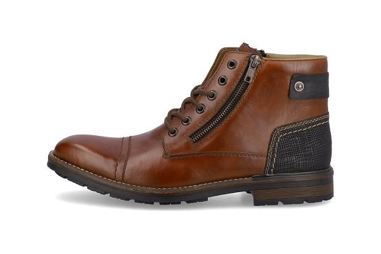 Rieker bottines boots f1340.24 cuir peanut5733701_4