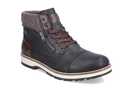 Rieker bottines boots f3941.00 cuir noir