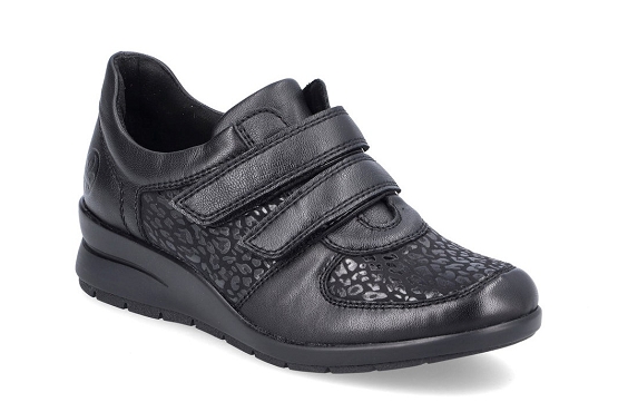 Rieker baskets sneakers l4868.00 cuir noir5734101_1