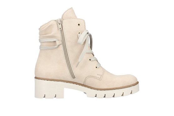 Rieker boots bottine x5717.62 cuir beige5736001_2