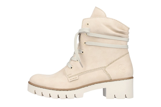 Rieker boots bottine x5717.62 cuir beige5736001_4