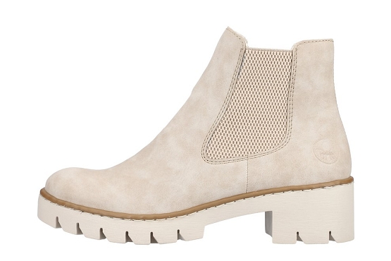 Rieker boots bottine x5772.60 cuir beige5736101_3