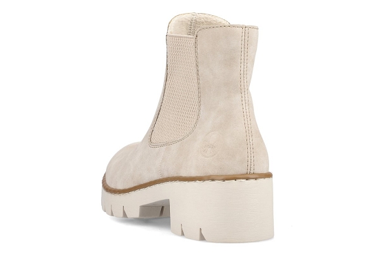 Rieker boots bottine x5772.60 cuir beige5736101_4