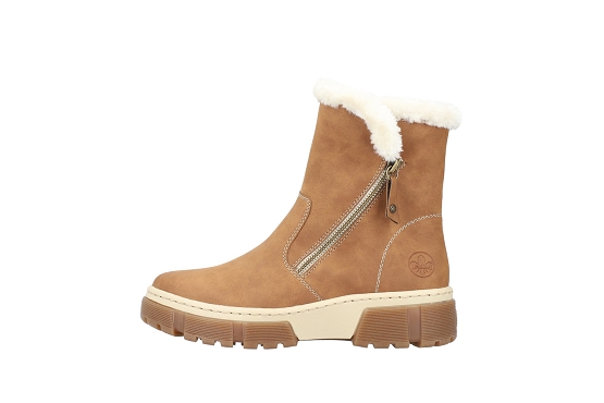 Rieker boots bottine x8661.24 cuir camel5736301_4