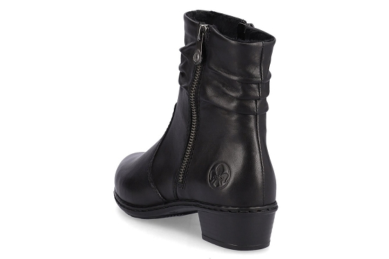 Rieker boots bottine y0756.00 cuir noir5736401_3