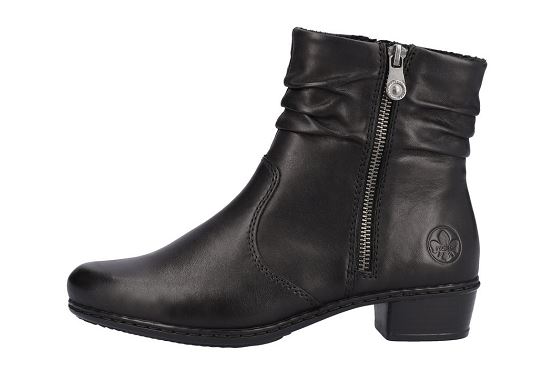 Rieker boots bottine y0756.00 cuir noir5736401_4