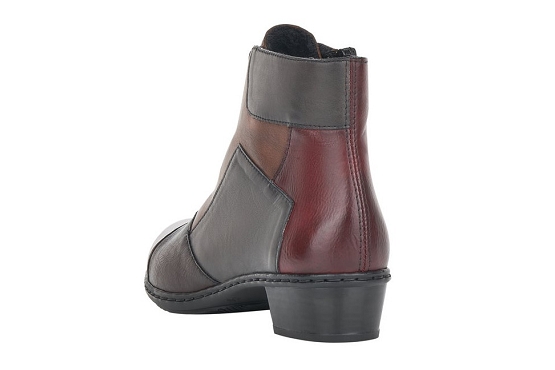 Rieker boots bottine y0764.35 cuir vinorosso5736501_3