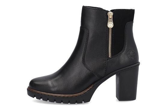 Rieker boots bottine y2557.00 cuir noir5736601_4