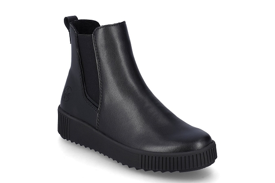 Rieker boots bottine y6451.00 cuir noir5736701_1