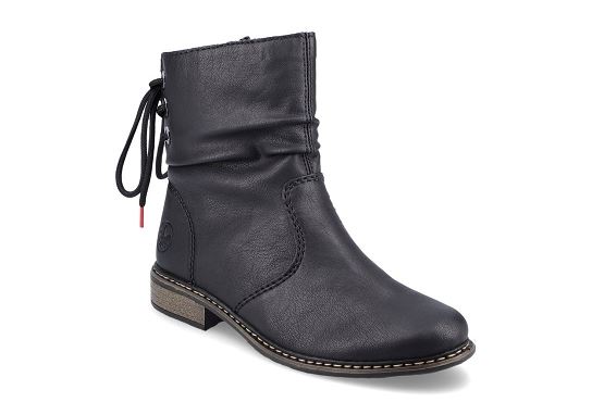 Rieker boots bottine z49l1.00 cuir noir5736901_1