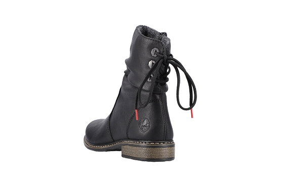 Rieker boots bottine z49l1.00 cuir noir5736901_3