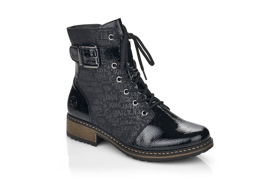 Rieker boots bottine z6802.00 cuir noir5737201_1