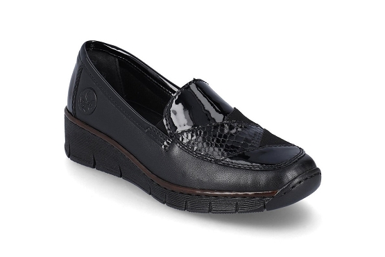 Rieker mocassins 53785.00 cuir noir5738201_1