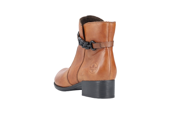 Rieker boots bottine 78676.25 cuir chesnut5738701_3