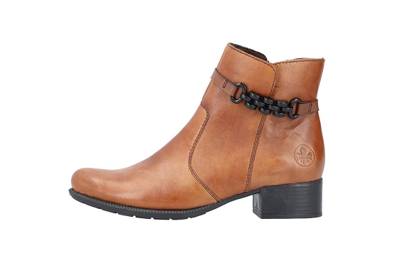 Rieker boots bottine 78676.25 cuir chesnut5738701_4