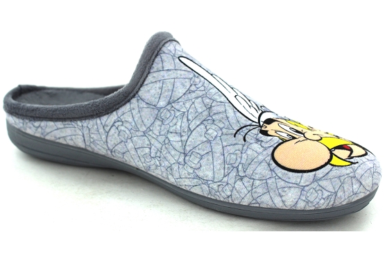 La maison de l espadrille pantoufles a11f.6 asterix tissu gris5741101_4