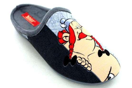 La maison de l espadrille pantoufles a11f.6 asterix tissu gris5741101_5