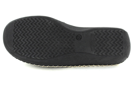 La maison de l espadrille pantoufles 4205.6 tissu noir5741801_4