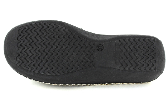 La maison de l espadrille pantoufles 4205.7 tissu noir5741801_4