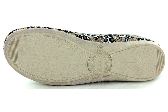 La maison de l espadrille pantoufles 6175.6 papillon tissu beige5742701_4