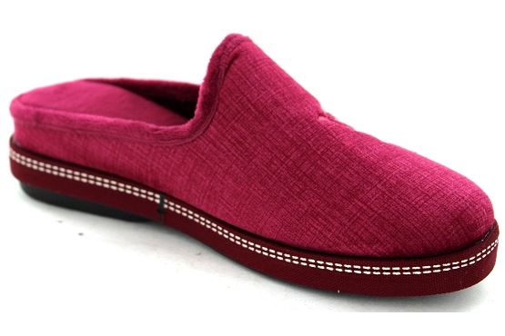 La maison de l espadrille pantoufles 6805.6 tissu bordeaux5743401_3