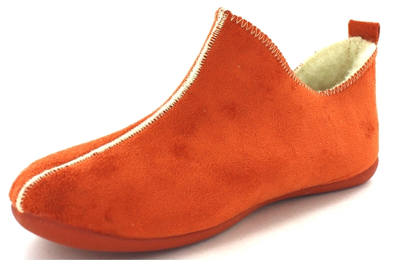 La maison de l espadrille pantoufles 6030.6 tissu orange5744601_3