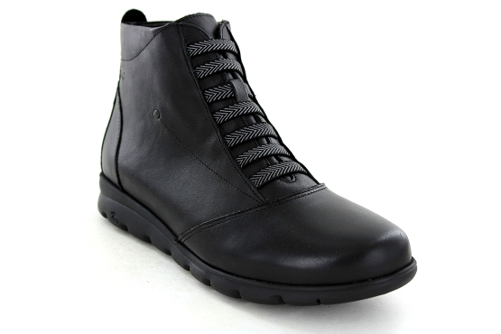 Fluchos boots bottine f0356 sugar cuir noir5746201_1