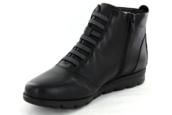 Fluchos boots bottine f0356 sugar cuir noir5746201_2