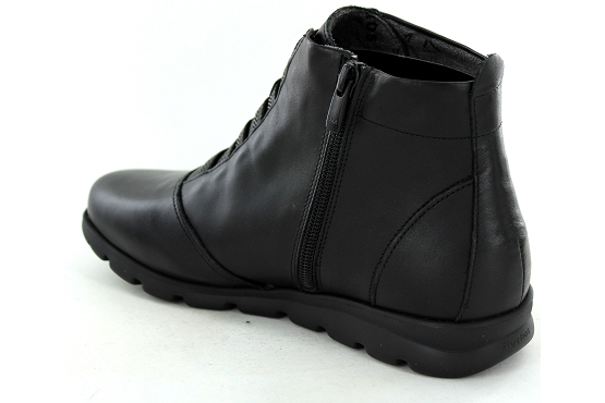 Fluchos boots bottine f0356 sugar cuir noir5746201_3