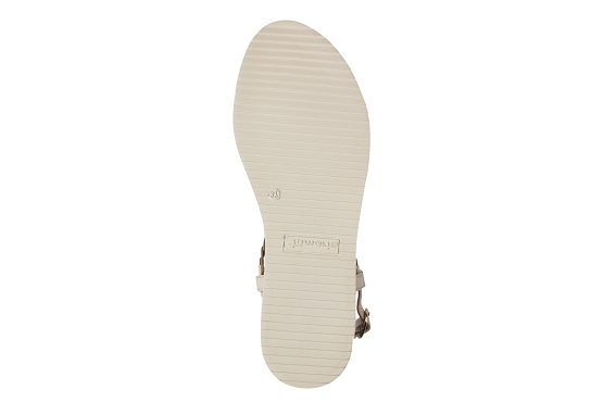 Tamaris sandales nu pieds 28207.42.418 cuir ivoire5756801_4