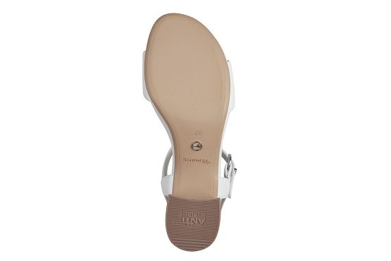 Tamaris sandales nu pieds 28250.42.100 cuir blanc5758101_4