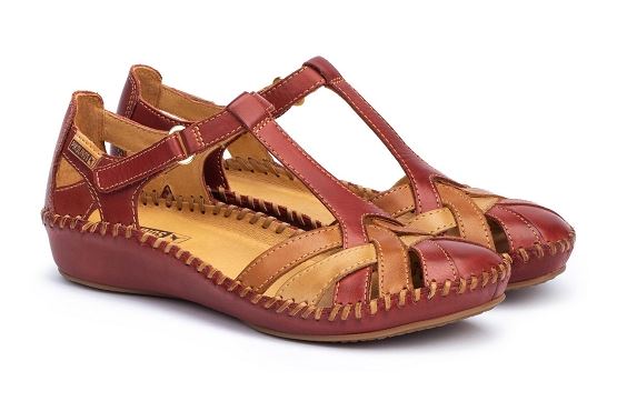 Pikolinos sandales nu pieds 655.0732c5 cuir sandia5760201_2