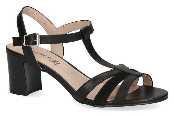 Caprice sandales nu pieds 28308.42.019 cuir noir5761901_1