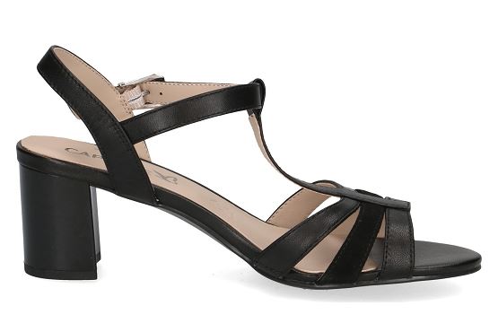 Caprice sandales nu pieds 28308.42.019 cuir noir5761901_3