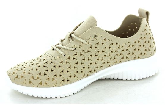 Eoligeros baskets sneakers liberte cuir beige5762201_2