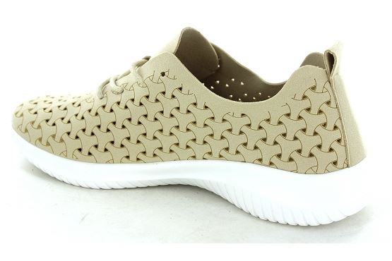 Eoligeros baskets sneakers liberte cuir beige5762201_3