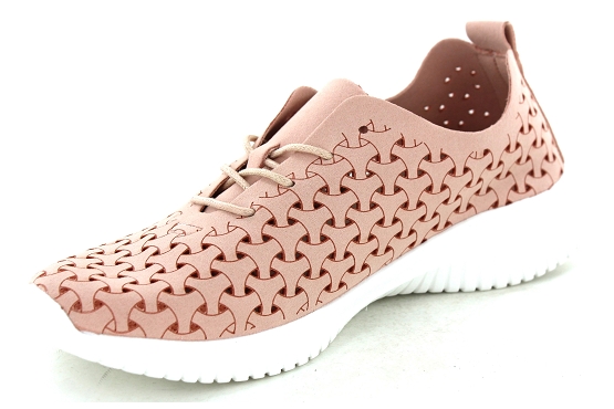 Eoligeros baskets sneakers liberte cuir pink5762701_2