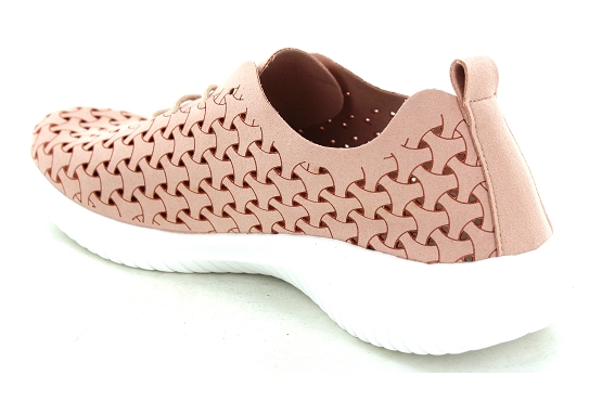 Eoligeros baskets sneakers liberte cuir pink5762701_3