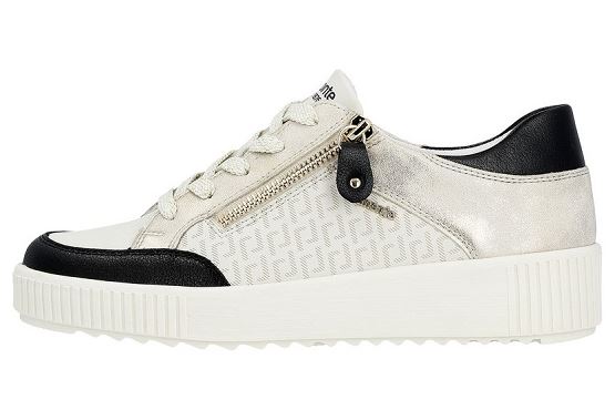 Remonte baskets sneakers r7901.80 cuir white5763701_3