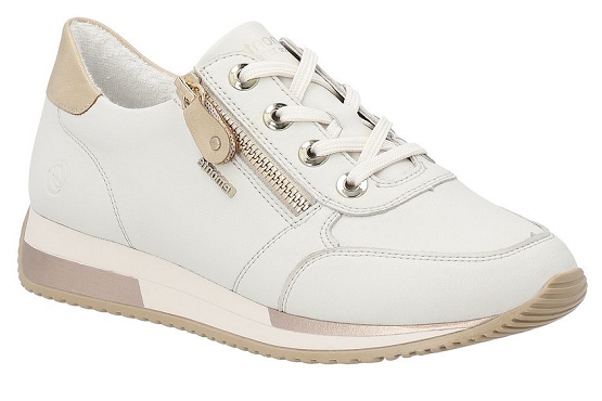 Remonte baskets sneakers d0h11.81 cuir white5763801_1
