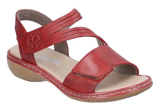 Rieker sandales nu pieds 65964.35 cuir rouge5769801_1