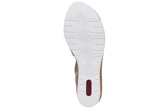 Rieker sandales nu pieds v3822.90 cuir metallic5771701_4