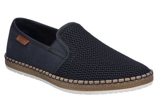 Rieker mocassins b5265.14 cuir navy5772001_1