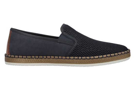 Rieker mocassins b5265.14 cuir navy5772001_2