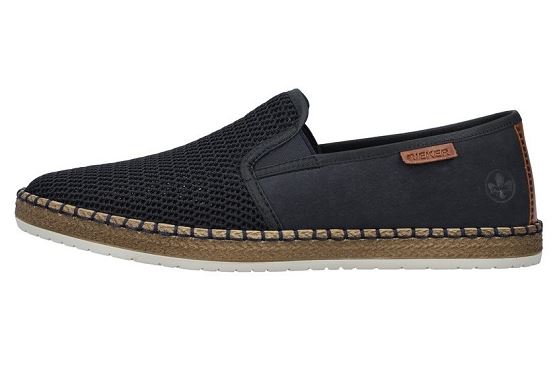 Rieker mocassins b5265.14 cuir navy5772001_4