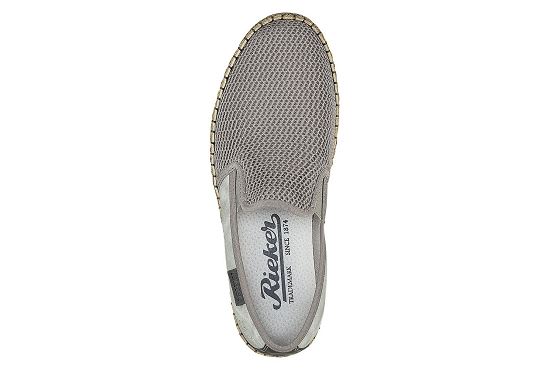 Rieker mocassins b5265.43 cuir gris5772101_3